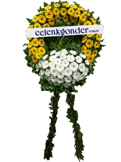 Turuncu Beyaz Cenaze �elengi