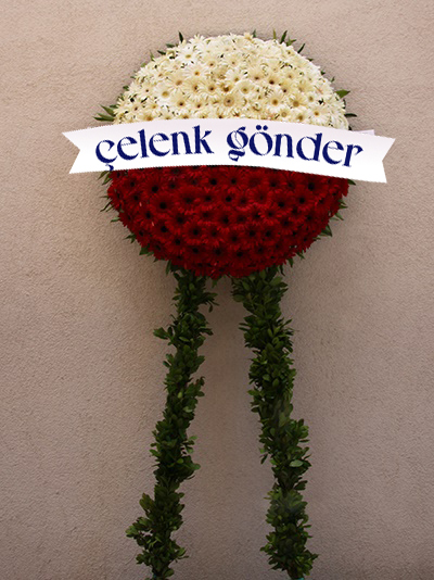 K�rm�z� Beyaz Cenaze �elenk